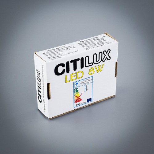 Citilux Омега CLD50K082 LED Встраиваемый светильник с диммером Чёрный фото 6