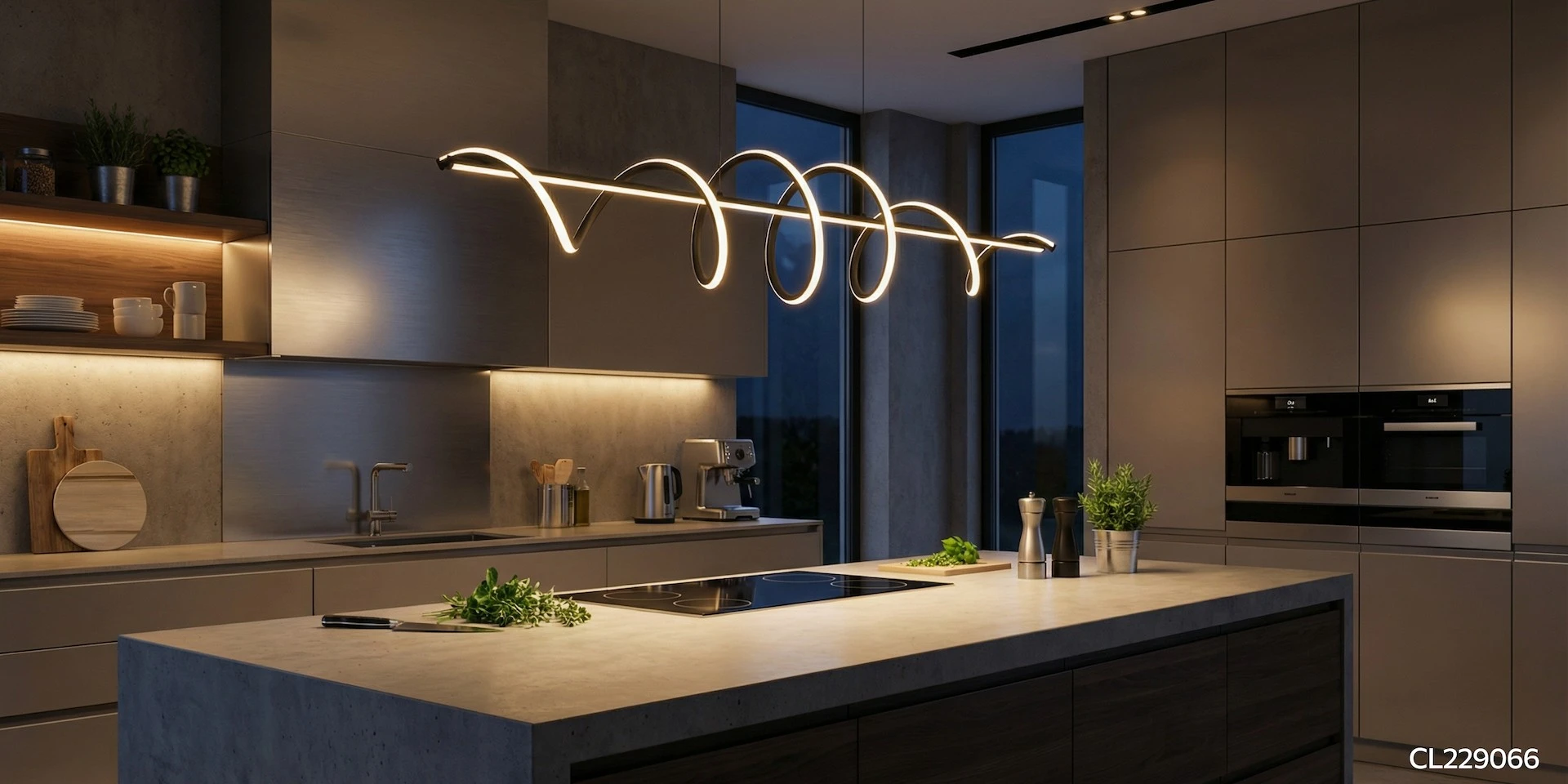 Как освещать кухонный остров?