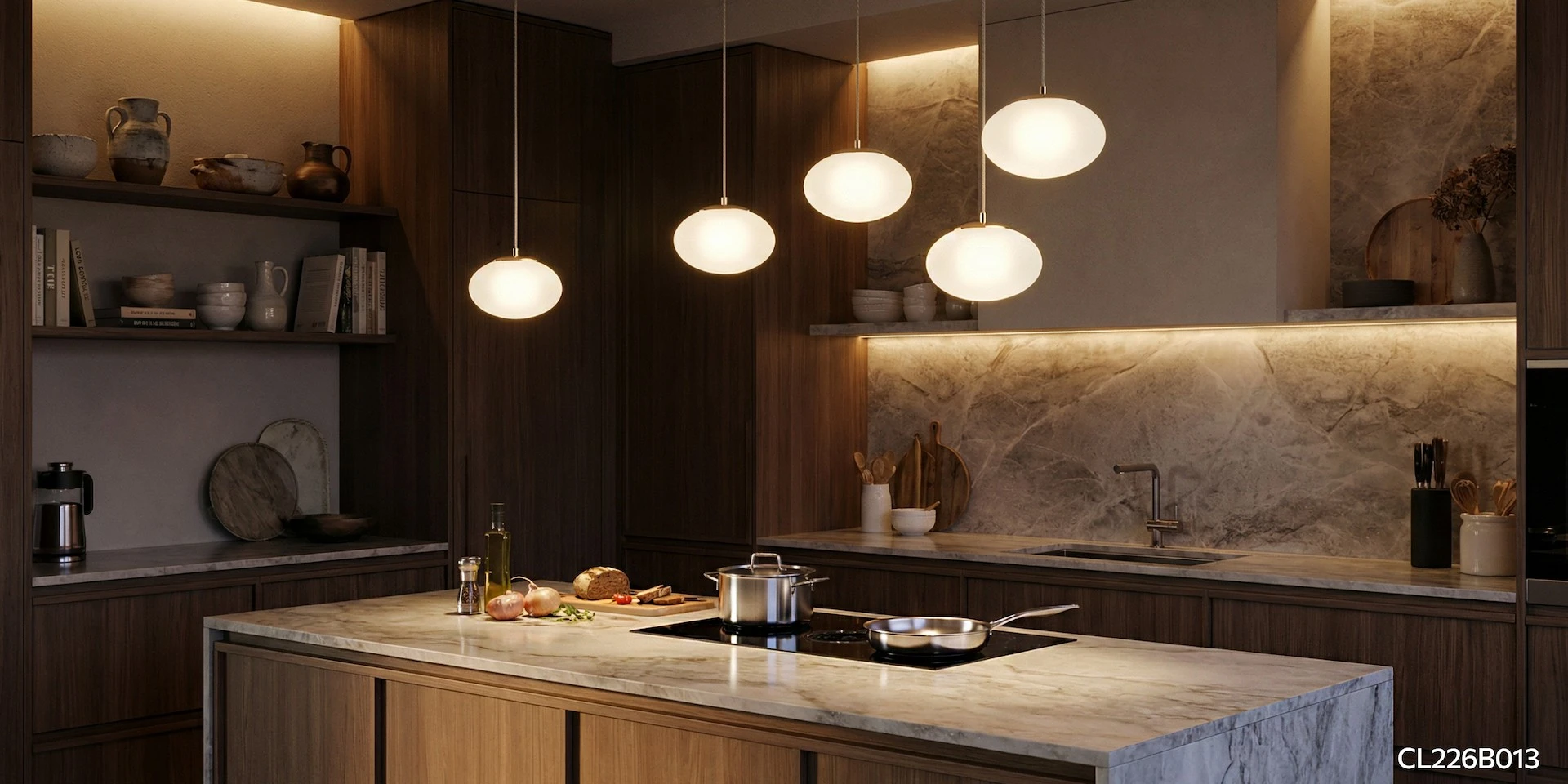 Как освещать кухонный остров?