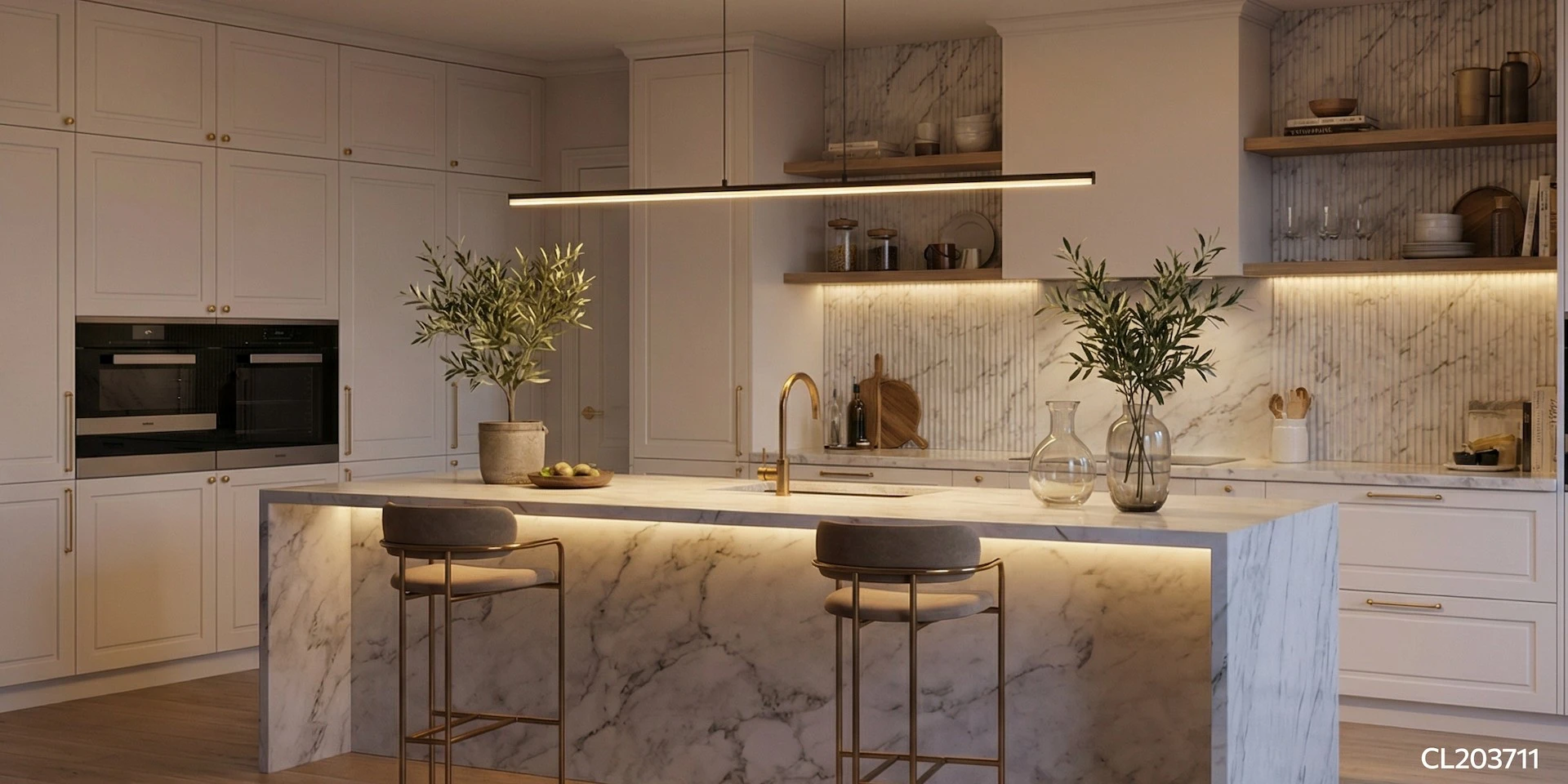 Как освещать кухонный остров?