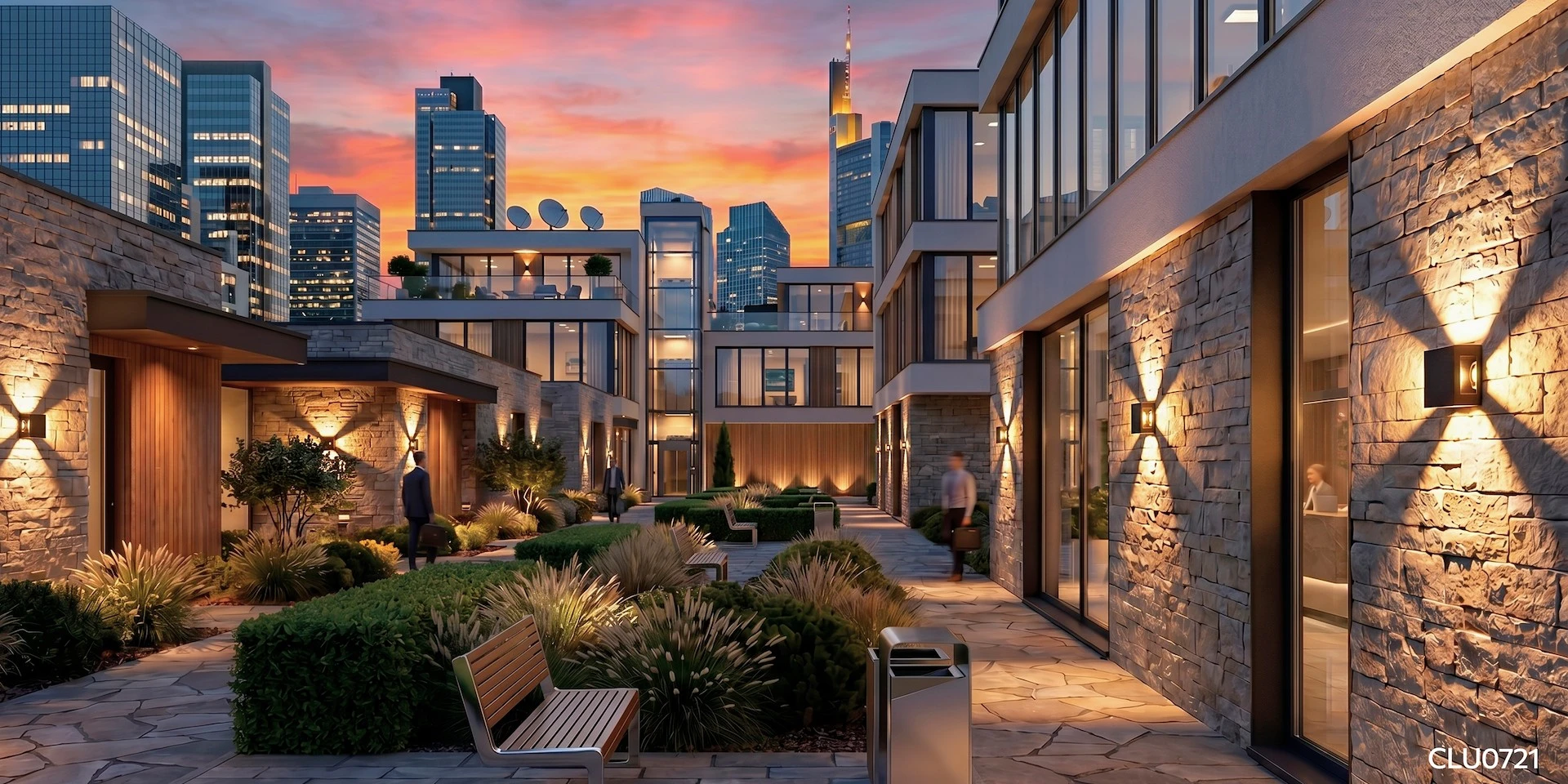 Уличная декоративная подсветка