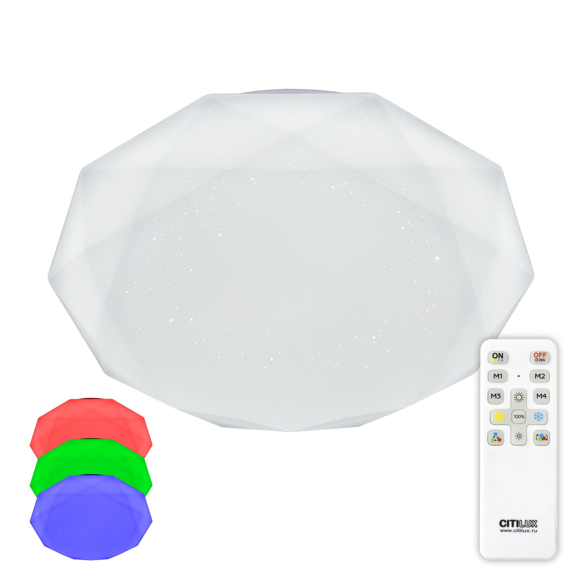 Citilux Астрон CL733680G RGB Люстра светодиодная с пультом - Citilux.ru