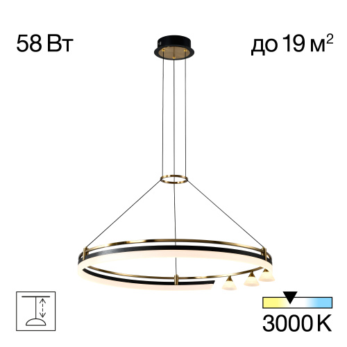 Citilux HELLY CL211082 Подвесная светодиодная люстра