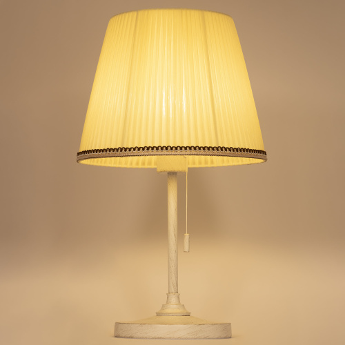 Citilux Линц CL402723 Настольная лампа патина с кремовым абажуром фото 8
