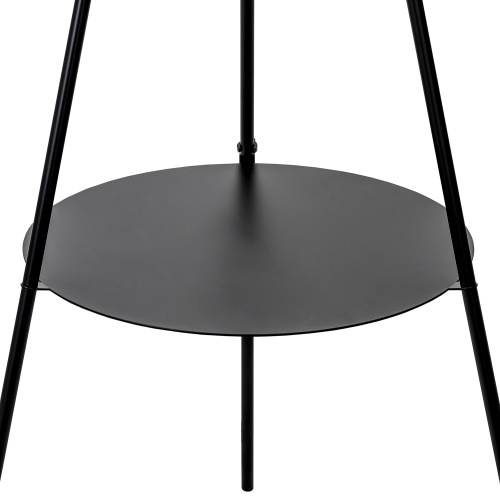 Citilux Рейнер CL806023 Торшер чёрный со столиком и синим абажуром фото 6