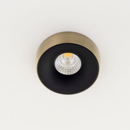 Citilux Гамма CLD004W4 Встраиваемый светильник с диммером Чёрный фото 7