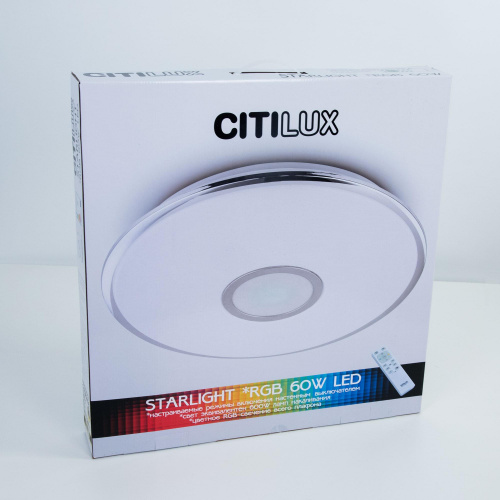 Citilux Старлайт CL70362RGB LED Люстра с пультом Золото фото 8