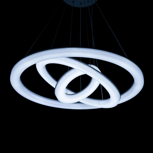 Люстра с пультом Citilux Электрон CL710104RS светодиодная Белая фото 6