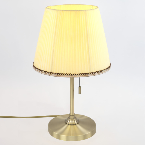 Citilux Линц CL402733 Настольная лампа бронза с кремовым абажуром фото 6