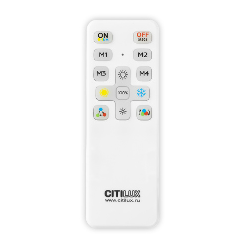 Citilux Купер Лайн CL72495GL0 LED RGB Светильник с пультом Белый фото 7