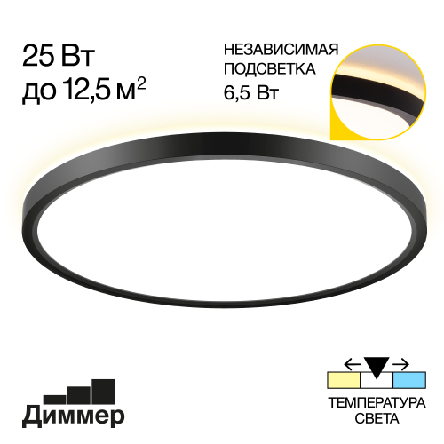 Citilux NORMA CL748321 LED Светильник с подсветкой Чёрный фото 2