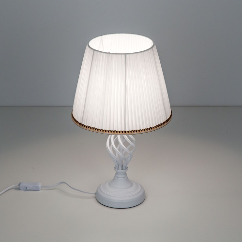 Citilux Вена CL402800 Настольная лампа с абажуром Белая фото 4