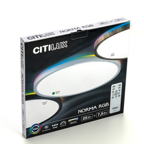 Citilux NORMA CL749320 LED RGB Светильник с пультом Белый фото 12