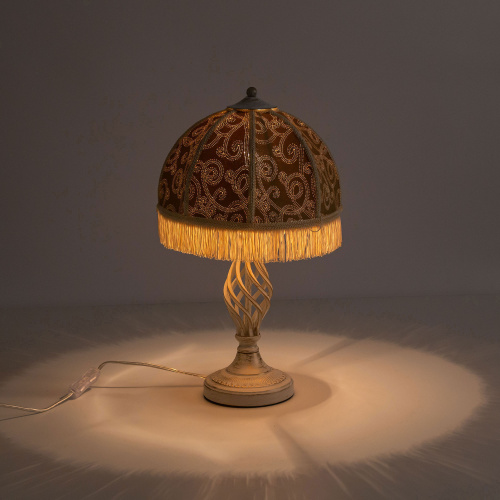 Настольная лампа с абажуром Citilux Базель CL407805 Патина Салон фото 5