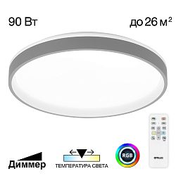 Citilux ENZO CL753513G LED RGB Светильник с пультом Серый + Белый