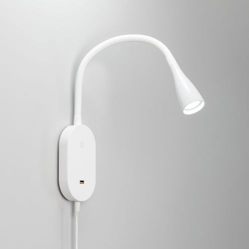 Citilux Рио CL704380N LED Светильник гибкий с USB Белый фото 4