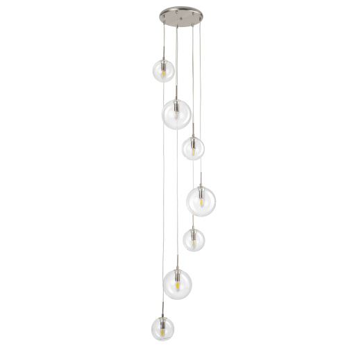 Citilux Томми CL102071 Люстра каскадная с прозрачными шарами фото 2