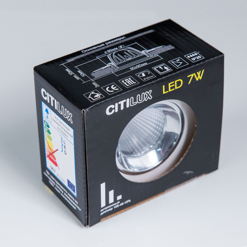Citilux Альфа CLD001KNW6 LED Встраиваемый светильник Бронза Золото фото 7