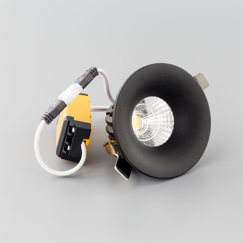 Citilux Гамма CLD004W4 Встраиваемый светильник с диммером Чёрный фото 3
