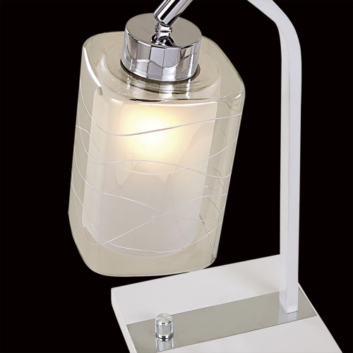 Citilux Румба CL159810 Настольная лампа с диммером Белая Хром фото 4