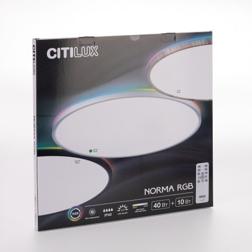 Citilux NORMA CL749500 LED RGB Светильник с пультом Белый фото 10
