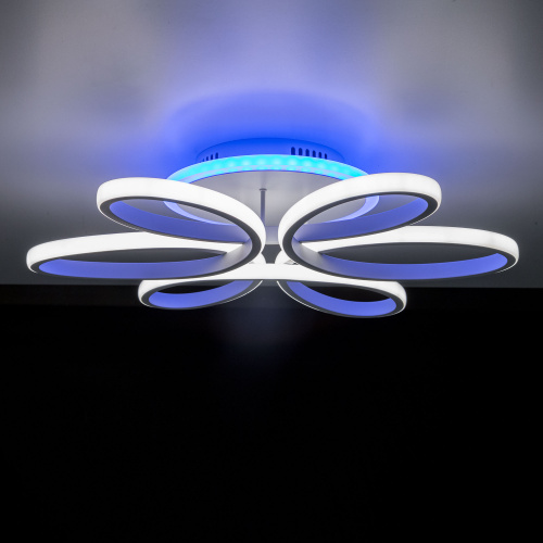 Citilux Сезар CL233150RGB Люстра с пультом светодиодная Белая фото 3