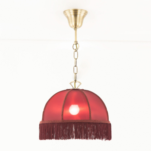 Citilux Базель CL407113 Подвесной светильник с красным абажуром фото 4