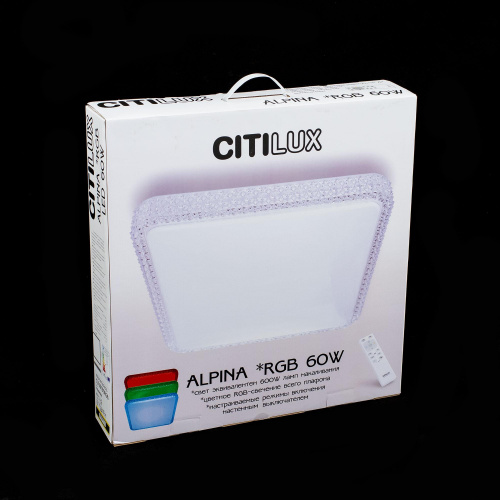 Citilux Альпина CL718K60RGB Люстра светодиодная с пультом фото 8