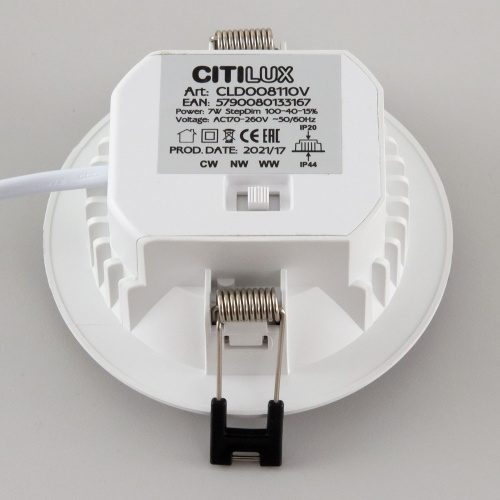 Citilux Акви CLD008110V LED Встраиваемый светильник Белый фото 19