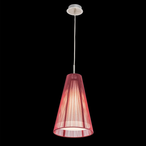 Подвесной светильник с абажуром Citilux CL936002 Бордовый фото 2
