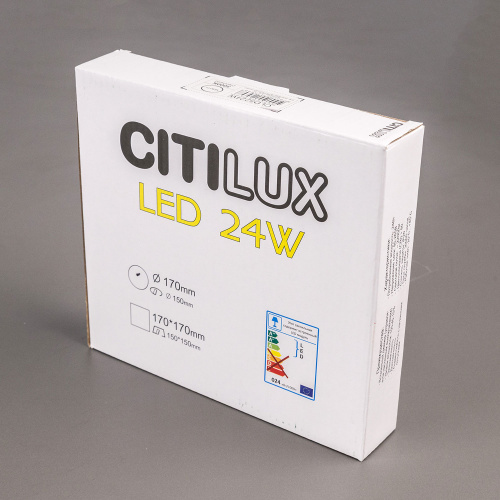 Citilux Вега CLD5224W LED Встраиваемый светильник с диммером Белый фото 10