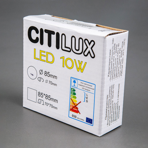 Citilux Вега CLD5210N LED Встраиваемый светильник с диммером Белый фото 13