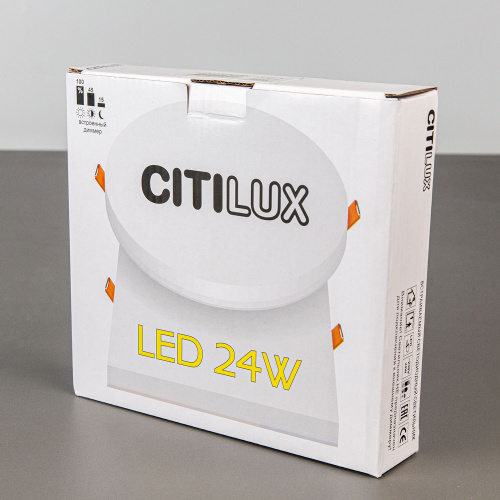 Citilux Вега CLD52K24N LED Встраиваемый светильник с диммером Белый фото 9