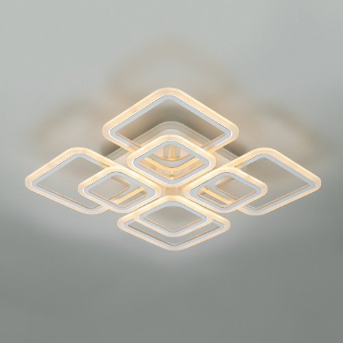 Citilux Марсель Смарт CL232A180E RGB Умная люстра Белая фото 9