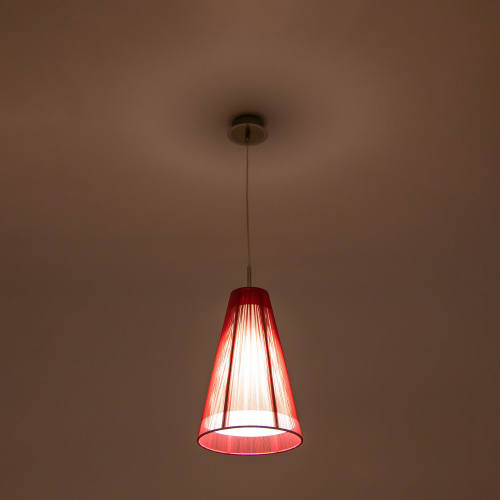Подвесной светильник с абажуром Citilux CL936002 Бордовый фото 6