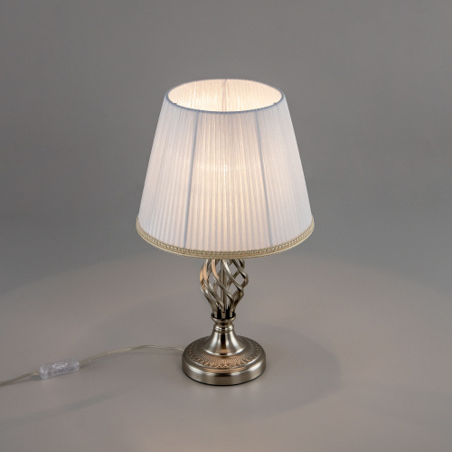 Citilux Вена CL402811 Настольная лампа с абажуром Хром фото 10