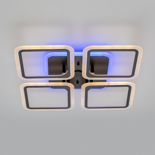 Citilux Марсель Смарт CL232A145E RGB Умная люстра Чёрная фото 8