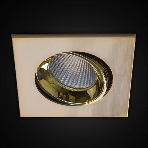 Citilux Альфа CLD001KNW6 LED Встраиваемый светильник Бронза Золото фото 2