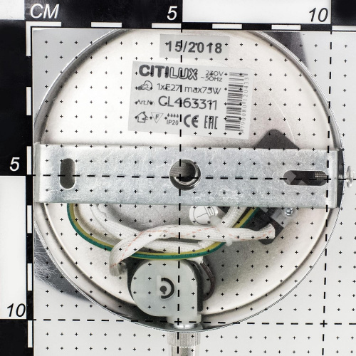 Citilux Аврора CL463310 Бра с белым абажуром и выключателем фото 8