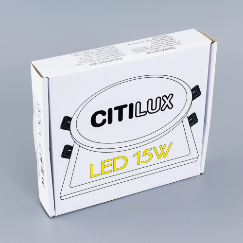 Citilux Омега CLD50R150 LED Встраиваемый светильник с диммером Белый фото 6
