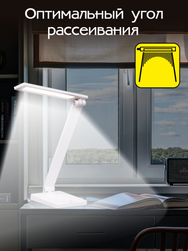 Citilux Ньютон CL803080 Настольный светильник с диммером Белый фото 5