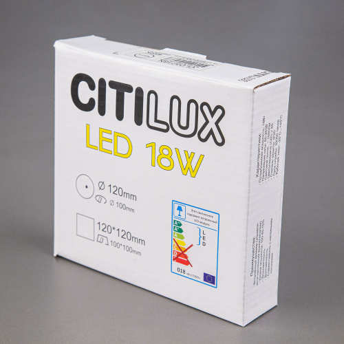 Citilux Вега CLD5218N LED Встраиваемый светильник с диммером Белый фото 13