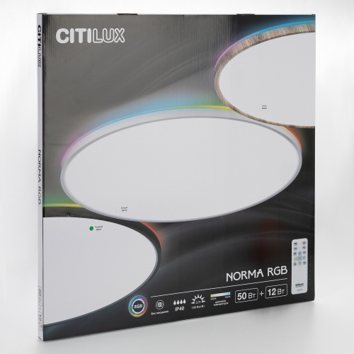 Citilux NORMA CL749601 LED RGB Светильник с пультом Чёрный фото 4