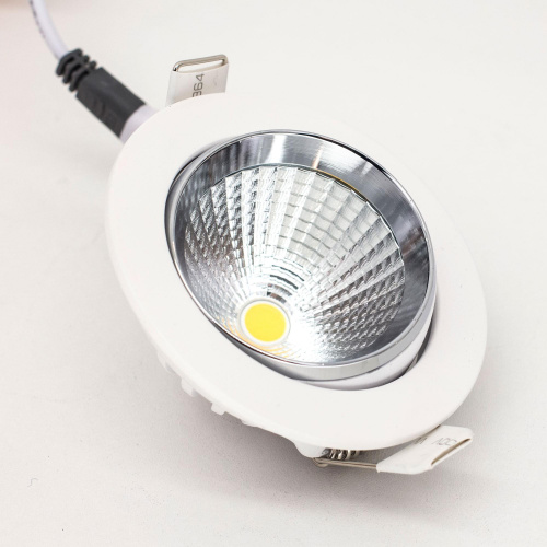 Citilux Бета CLD002W1 Встраиваемый светильник с диммером Белый Хром фото 5