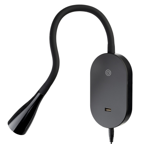 Citilux Рио CL704381N LED Светильник гибкий с USB Чёрный фото 3