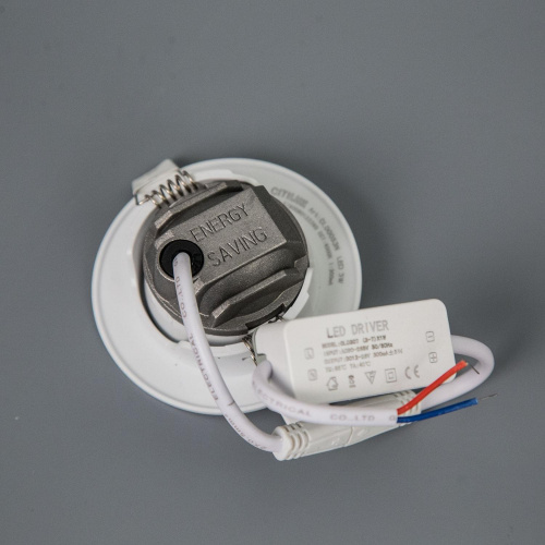 Citilux Каппа CLD0053W LED Встраиваемый светильник Белый фото 5