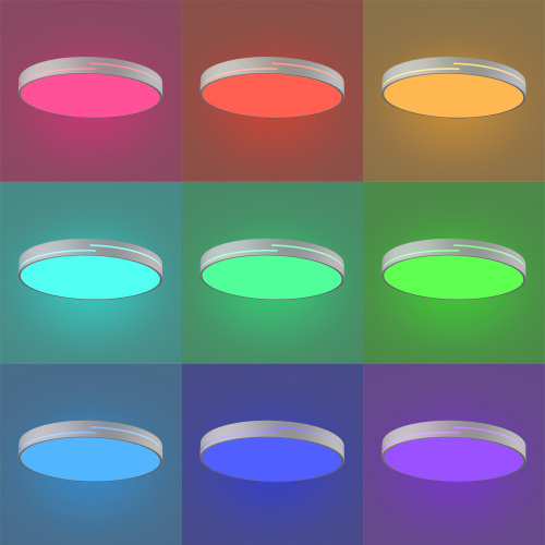 Citilux Купер Лайн CL72495GL0 LED RGB Светильник с пультом Белый фото 8