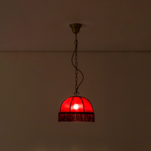 Citilux Базель CL407113 Подвесной светильник с красным абажуром фото 7