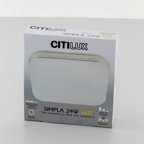 Citilux Симпла CL714K330G RGB Люстра светодиодная с пультом фото 19