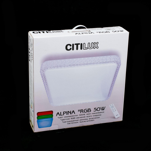Citilux Альпина CL718K50RGB Люстра светодиодная с пультом фото 8
